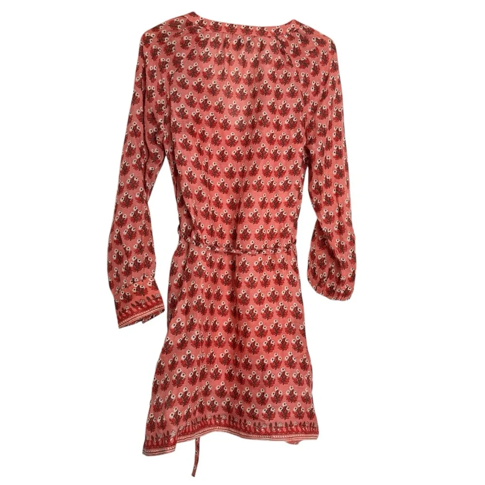 J.Crew Cabana mini‎ dress in block-print ramie